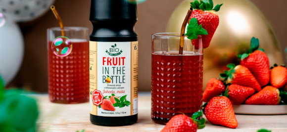 BIO jahodový sirup