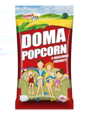 Doma pop corn máslový mikro