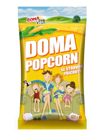 Doma pop corn sýrový mikro