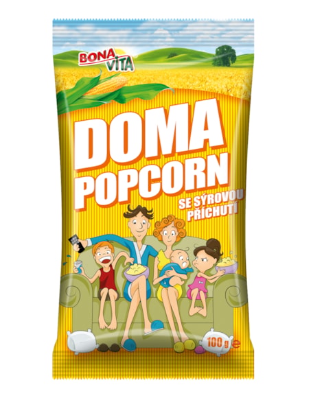 Doma pop corn sýrový mikro