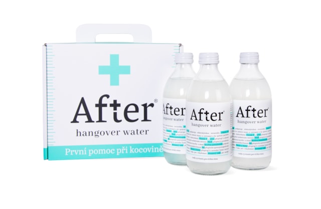 AFTER hangover water kufřík, 3 x 330 ml