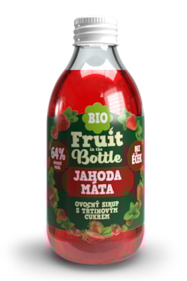 Bio Jahoda - Máta 330ml 
