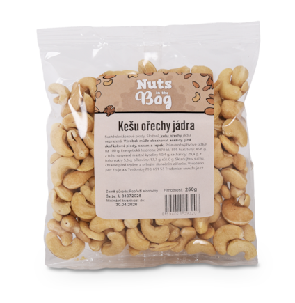 Kešu jádra WW320 250g