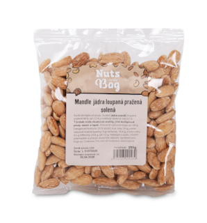 Mandle jádra blanšírovaná pražená solená 250g