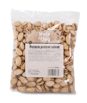 Pistácie pražené solené 250g