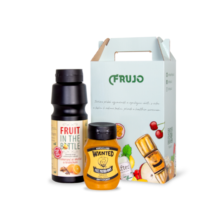 Dárkový balíček - Sirup Pomeranč se skořicí a omáčka Hořčice med 