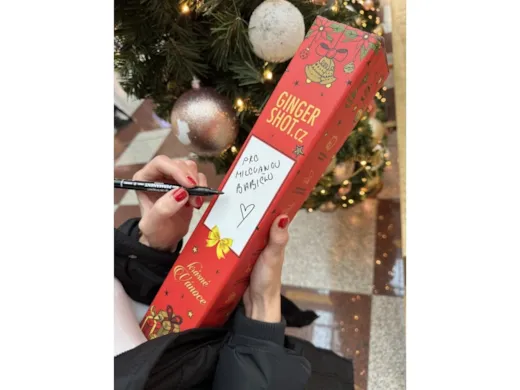 ginger shot vánoční krabička