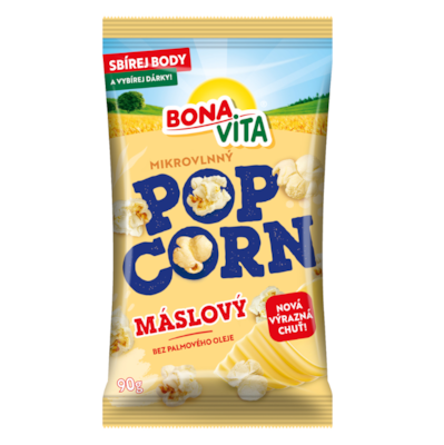 Popcorn máslový, 90 g
