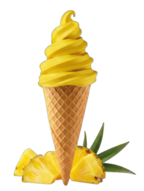 Točená zmrzlina s příchutí Ananas 2 kg