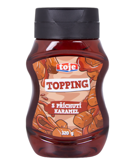 Topping s příchutí Karamel 320g