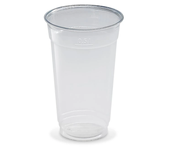 Kelímek - 500ml, PET, pr. 95 mm, 50 ks