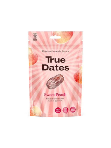 True Dates - Datle s příchutí broskve 100g