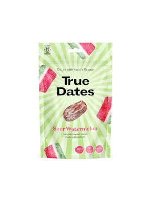 True Dates - Datle s příchutí kyselý meloun, 100 g