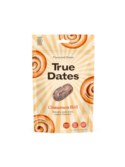 True Dates - Datle s příchutí skořicové rolky, 100 g