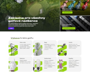 Spouštíme e-shop s vybavením pro golf