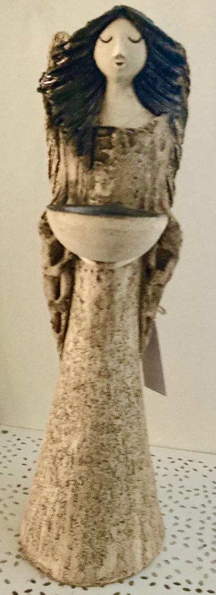 Anděl přírodní v. 40 cm