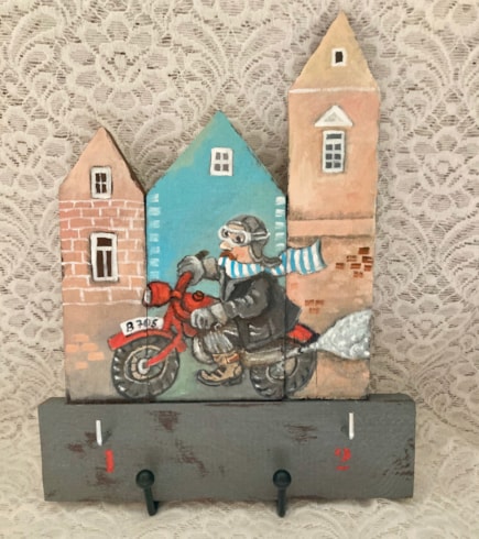 Motorka - věšáček