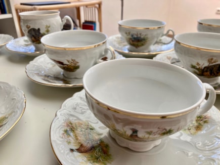 Porcelánová sada na kávu i čaj