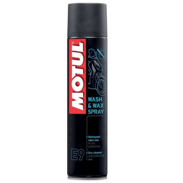 Čistící a leštící sprej MOTUL WASH & WAX E9, balení 0,4 litru