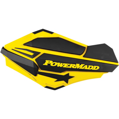 Chrániče rukou PowerMadd Sentinel, černá/žlutá