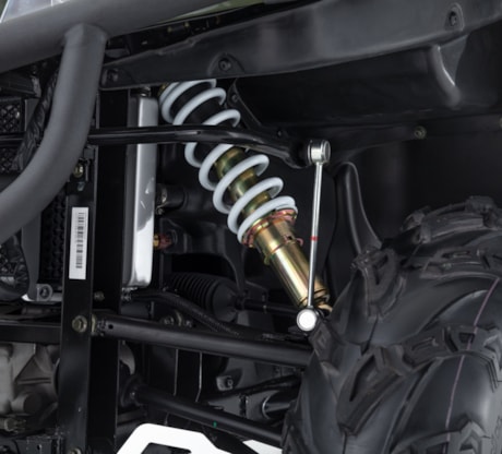 U-Wolf 700-Stabilizátory na přední i zadní nápravě