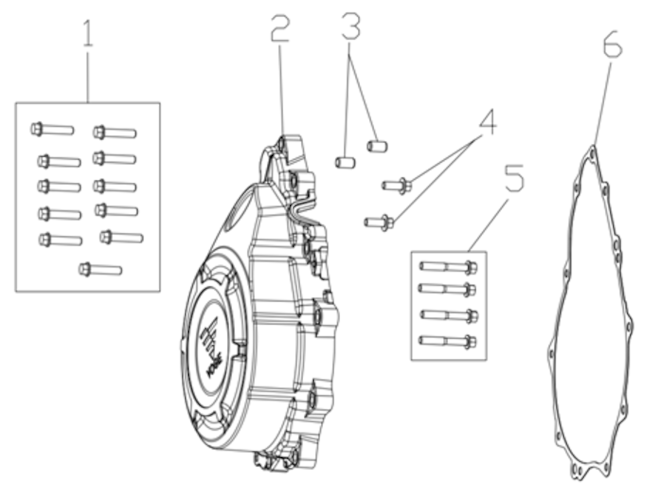 Kryt klikové skříně, levý