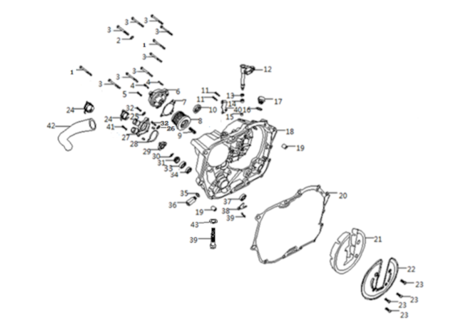 Kryt klikové skříně, pravý