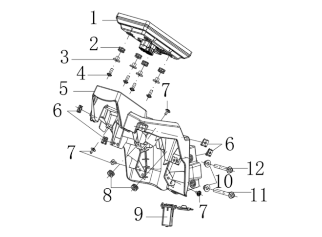 Přístrojový panel