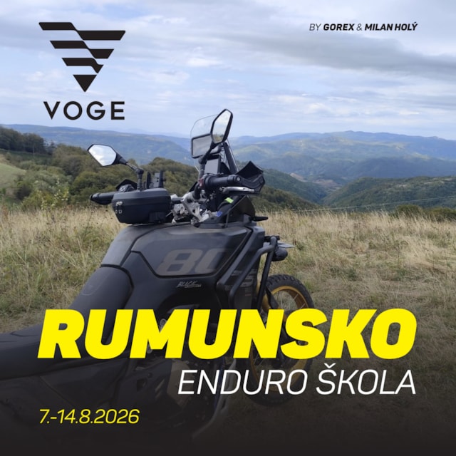 Enduroškola VOGE v Rumunsku (7.-14.8.2026)