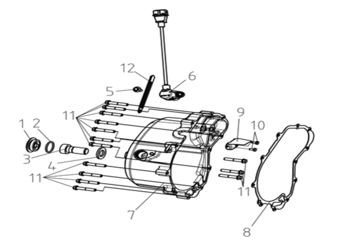 Kryt klikové skříňě, pravý