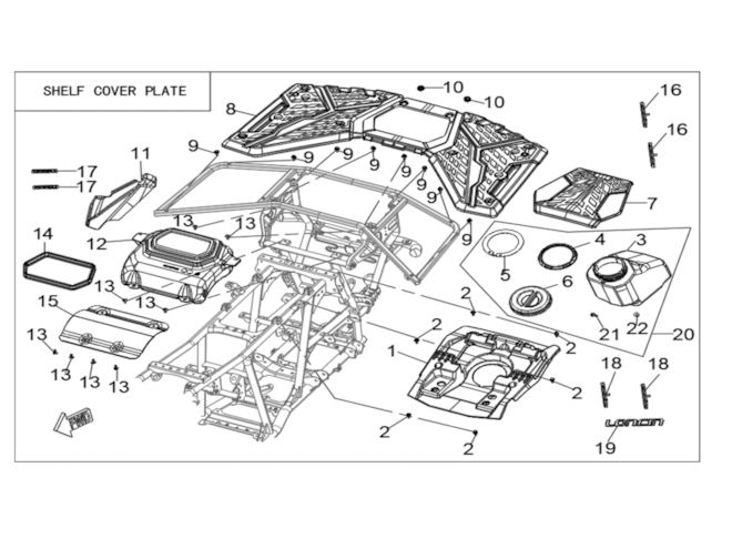 Součásti kapotáže IV.