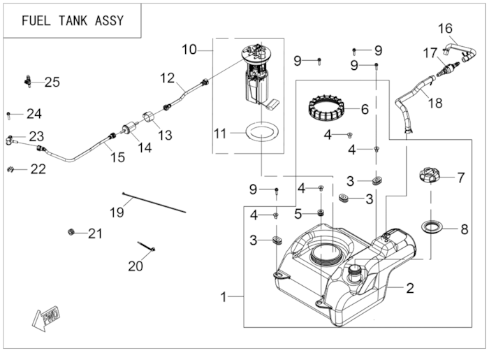 Palivová nádrž