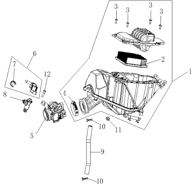 Systém nasávania vzduchu