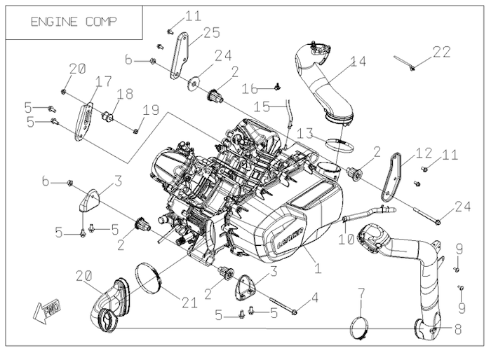Motor kompletný