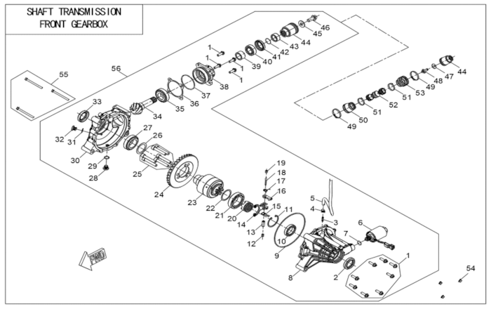 Přední diferenciál