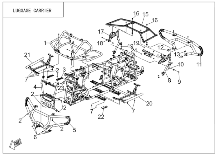 Ochranné rámy a nosiče