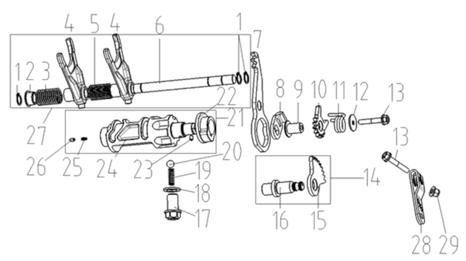 Mechanismus řazení rychlostí