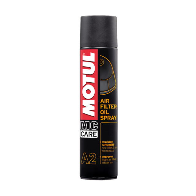 Olej na vzduchové filtry ve spreji Motul A2, balení 0,4 litru