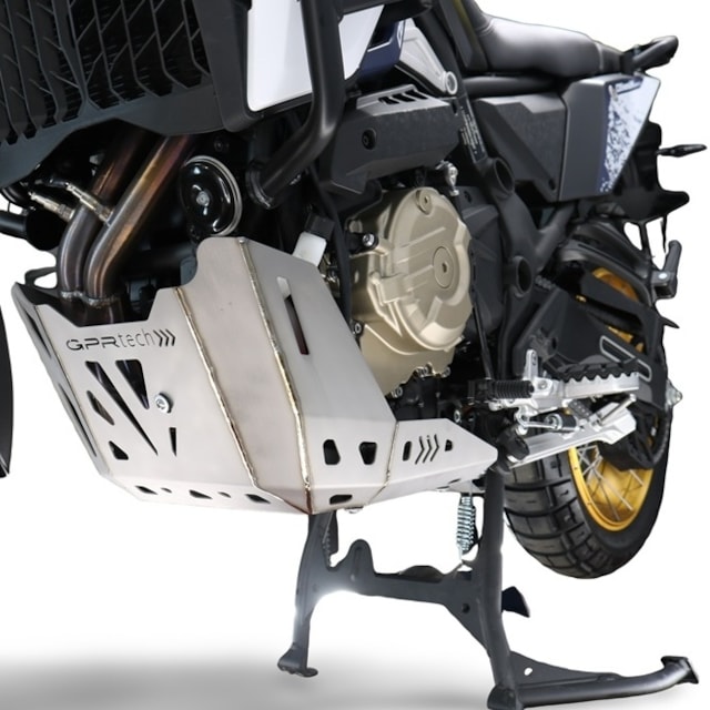 Titanový kryt motoru a svodů výfuku pro Voge 800 Rally