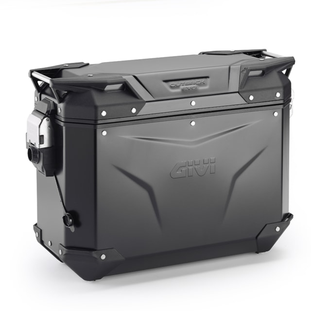 Boční černý hliníkový kufr Givi Trekker Outback EVO SMART 37ltr., levý
