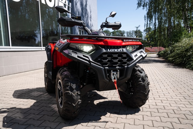 Předváděcí čtyřkolka Loncin XWolf 550i EPS, krátká, červená