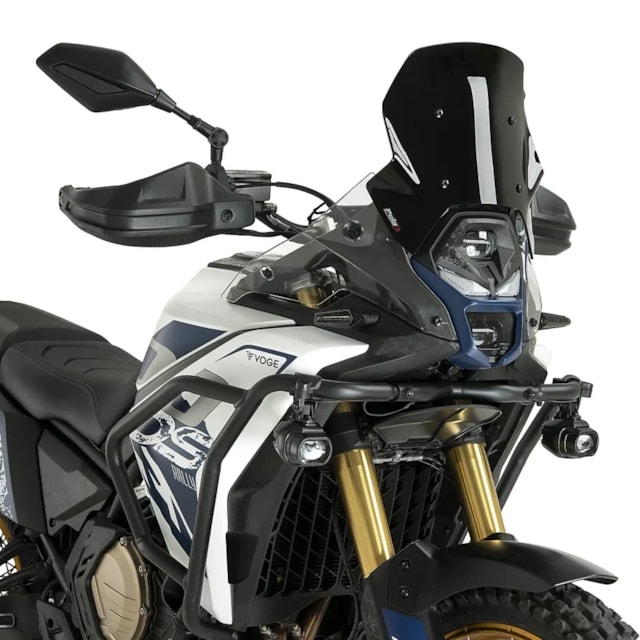 Černé SPORT plexi Puig pro Voge 800 Rally, -45 mm