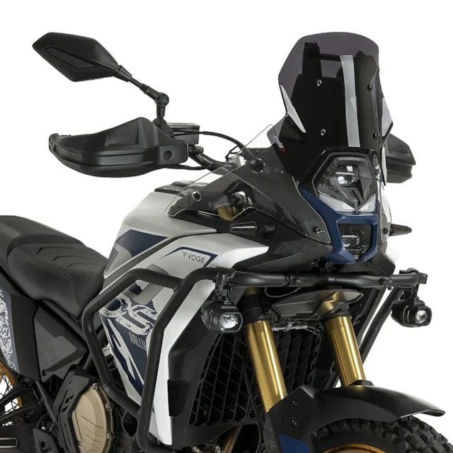 Tmavě kouřové SPORT plexi Puig pro Voge 800 Rally, -45 mm