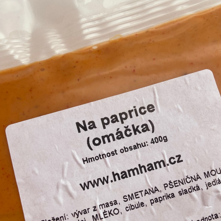 Na paprice omáčka 400 g