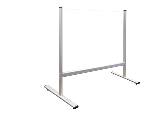 Bezpečnostní dělící plexi stěna na stůl, šířka  80cm x výška 65cm - doprodej 1ks
