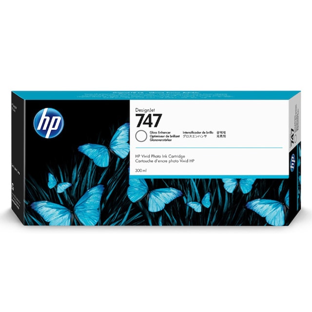 Cartridge HP P2V87A Gloss Enhancer - zvýrazňovač lesku, č.747 (300ml) pro Z9, Z9+, orig.