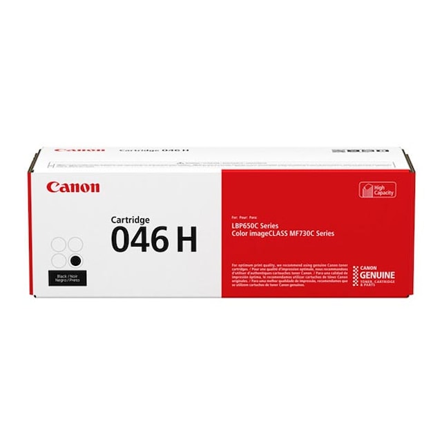 Toner Canon 046HBK, black (6300str.) pro Canon LBP654Cx, 653Cdw, MFP735Cx, 634Cdw, orig.