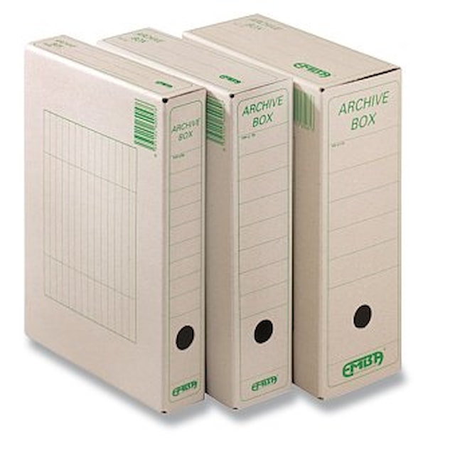 Krabice archivní EMBA A4  50mm