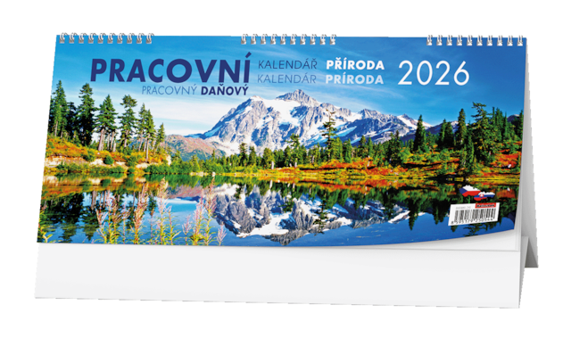 Kalendář stolní Příroda daňový, 2026