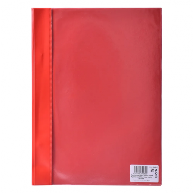 Rychlovazač z PVC A4 silný červený